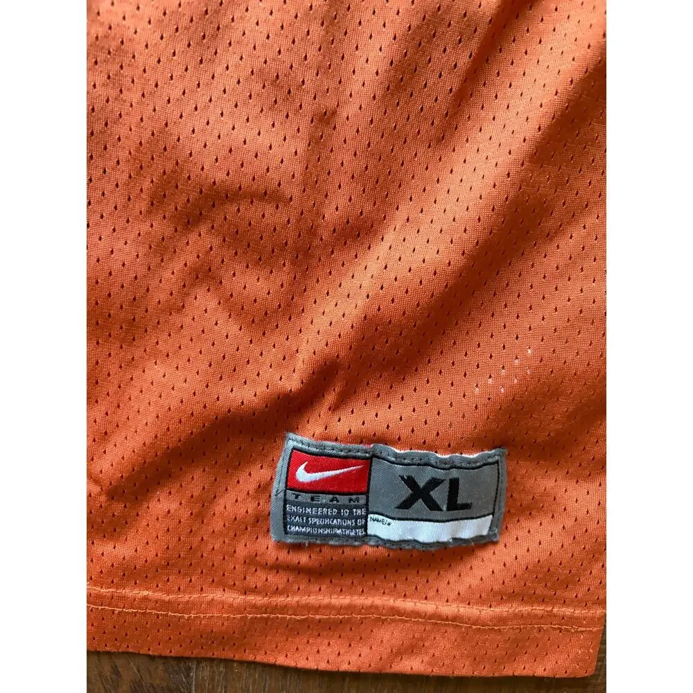 Vintage Nike Team Texas Longhorns #40 Football Jersey XL Burnt Orange Y2K